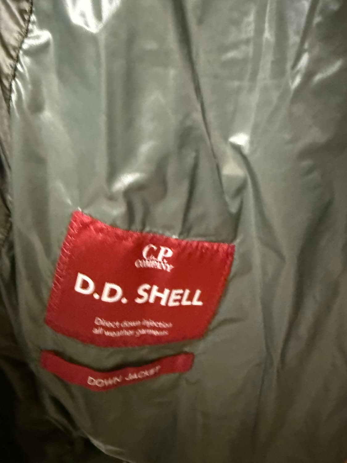 Cp 컴퍼니 dd쉘 올리브 나이트 패딩 급처 상품이미지3