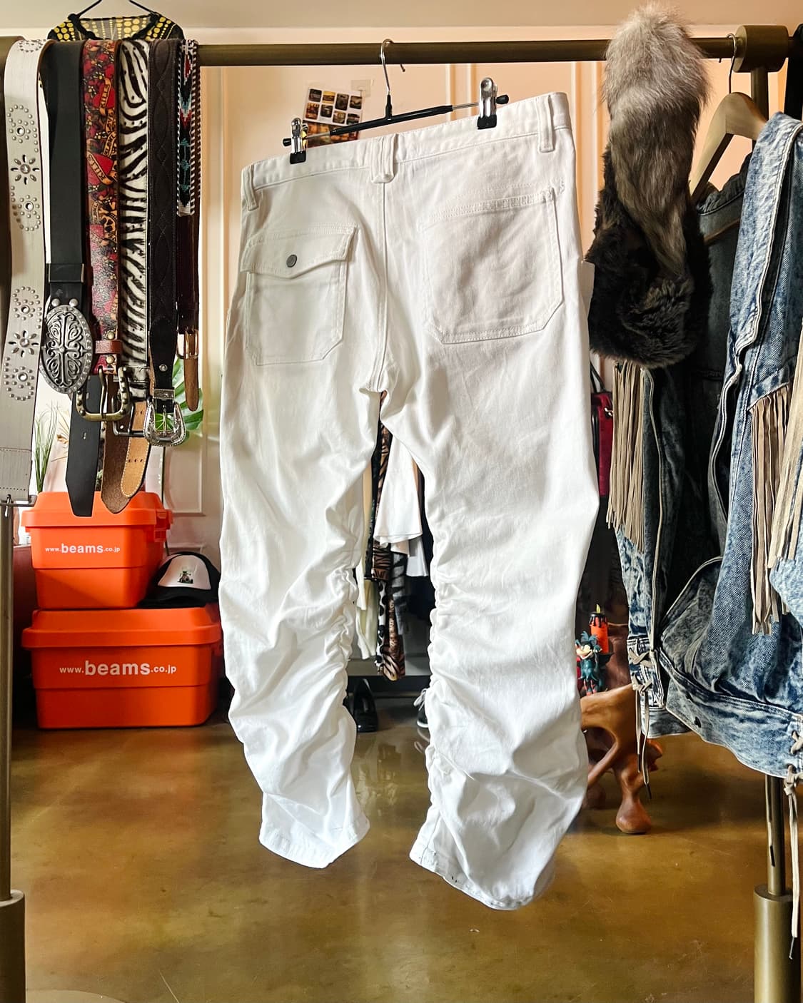 90-00s Semantic Design Shirring Pants 상품이미지8