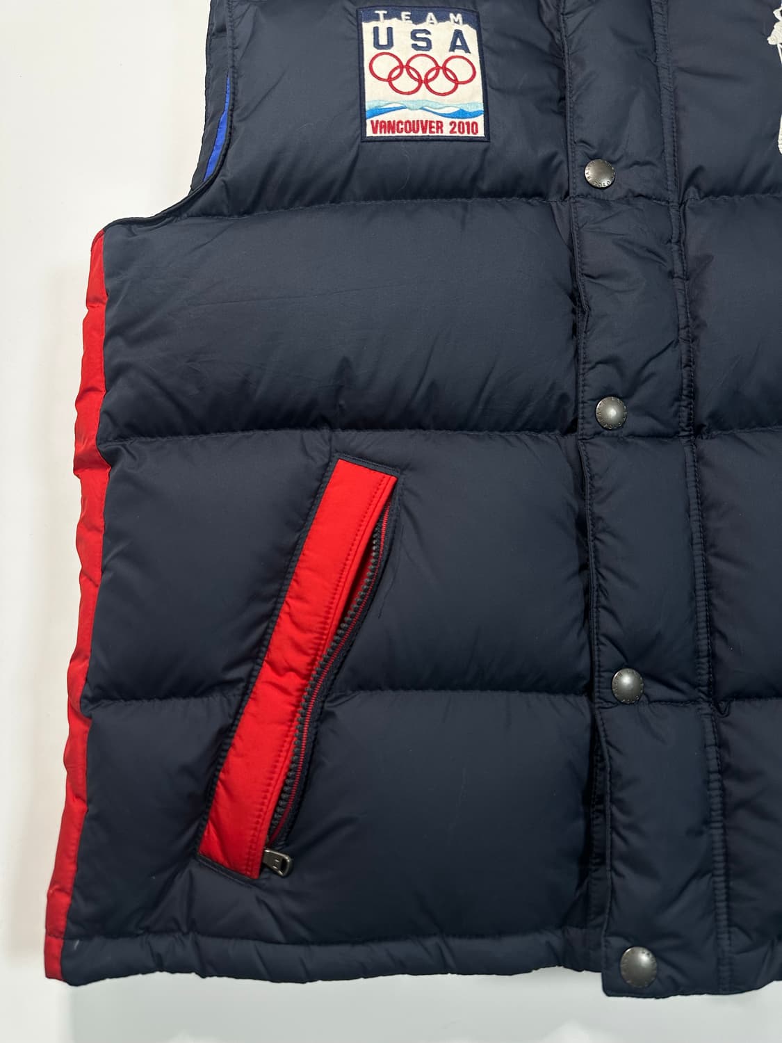 폴로 빅포니 2010 밴쿠버 올림픽 미국 국대 한정판 패딩조끼 상품이미지4