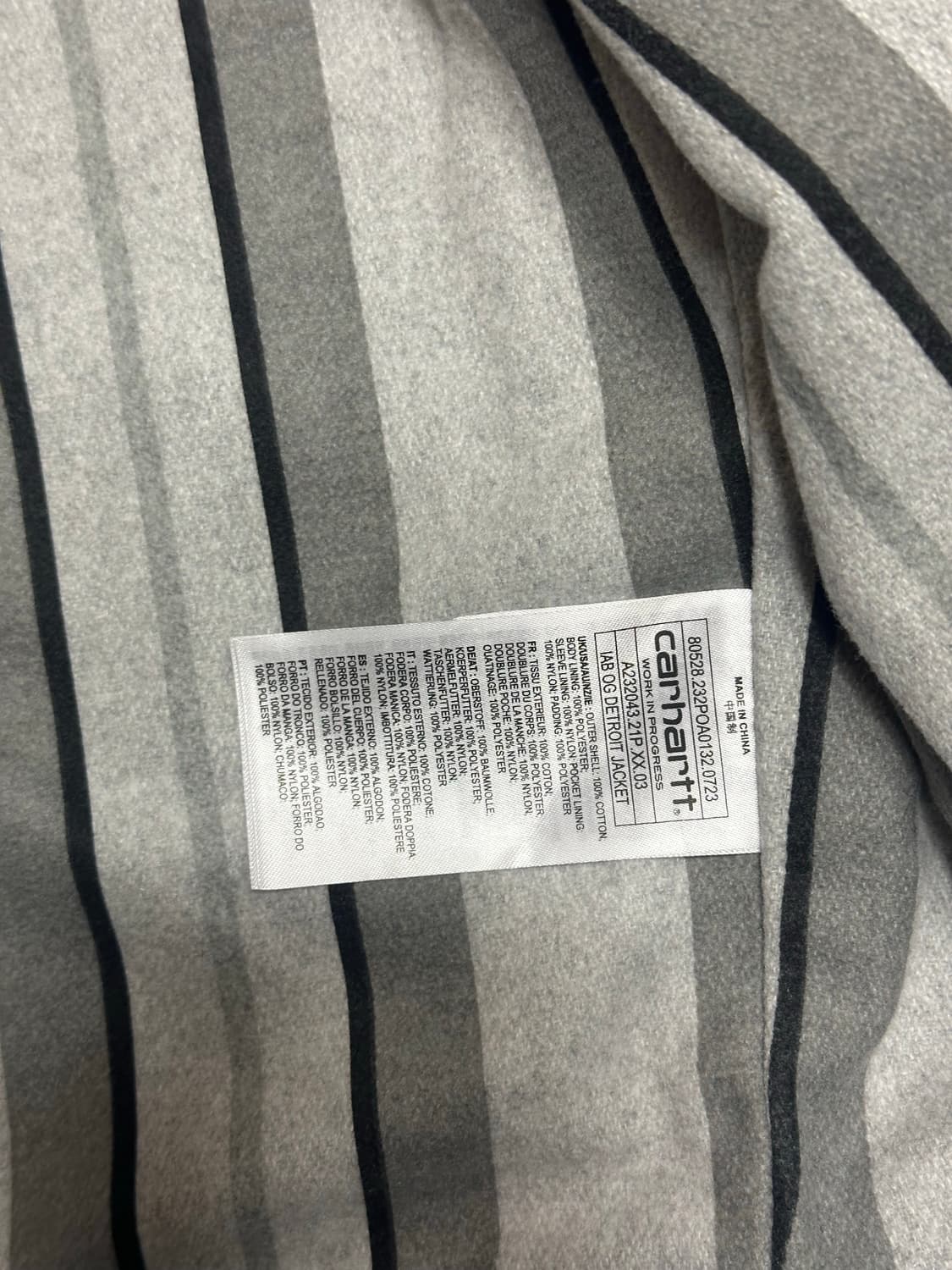 칼하트 WIP x 아이앱 스튜디오 OG 디트로이트 자켓 밀키 블루 상품이미지6