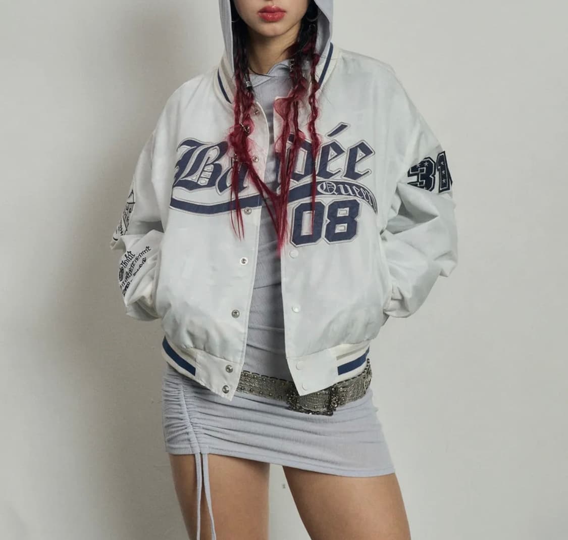 Badee 배디 바시티 자켓 상품이미지1
