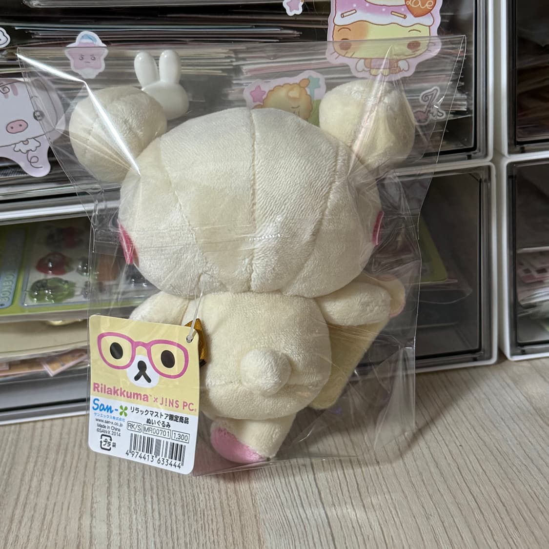 코리락쿠마 JINS PC 콜라보 인형 상품이미지2