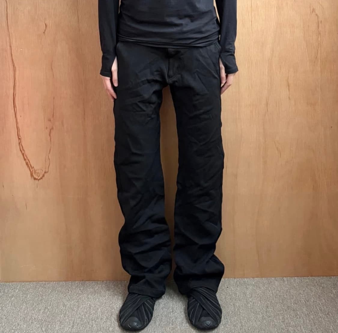 꼼데가르송 옴므 링클 폴리 축융 팬츠 상품이미지1