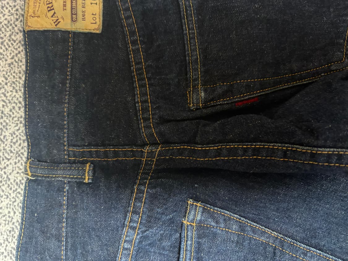 웨어하우스 인디고 데님팬츠 1001 29사이즈 판매 상품이미지6