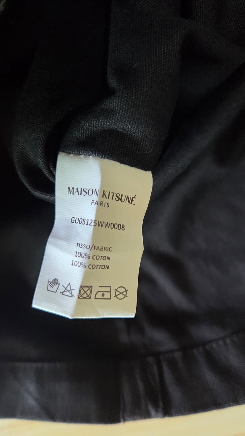 메종키츠네 블랙 로고 토트백 상품이미지4