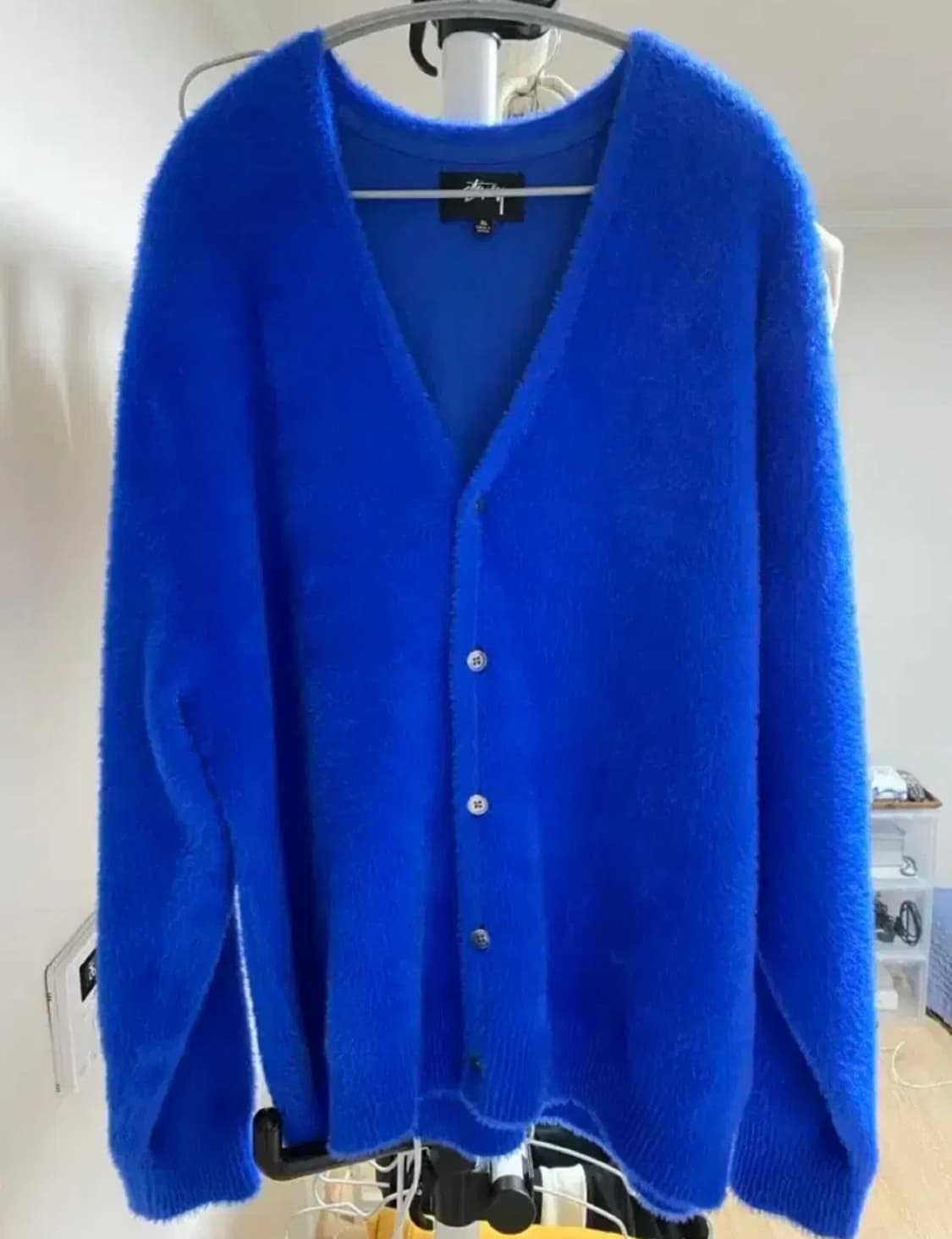 스투시 쉐기 가디건 로얄블루 상품이미지1