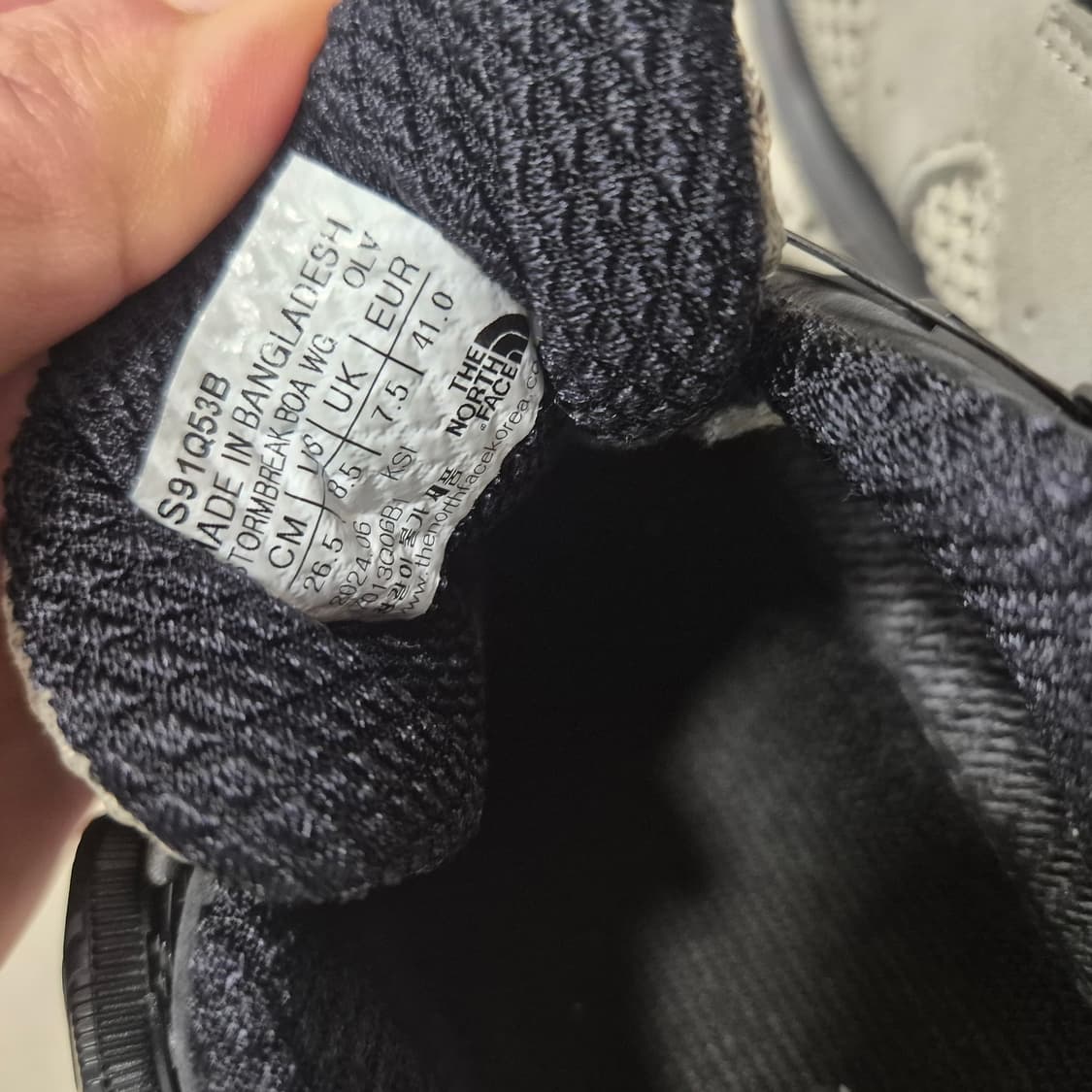 노스페이스 스톰브레이크 보아 경등산화 265mm 상품이미지2