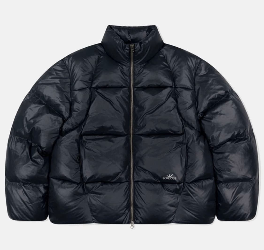 썬러브 Toray Slice Down Jacket Black 패딩 S 상품이미지1