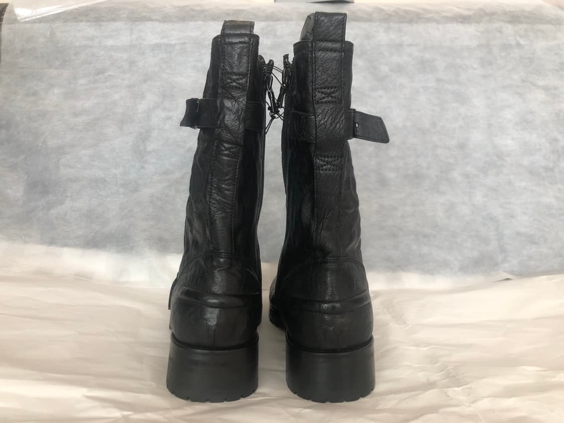 닐바렛 주름가공 바이커 엔지니어 부츠 상품이미지4