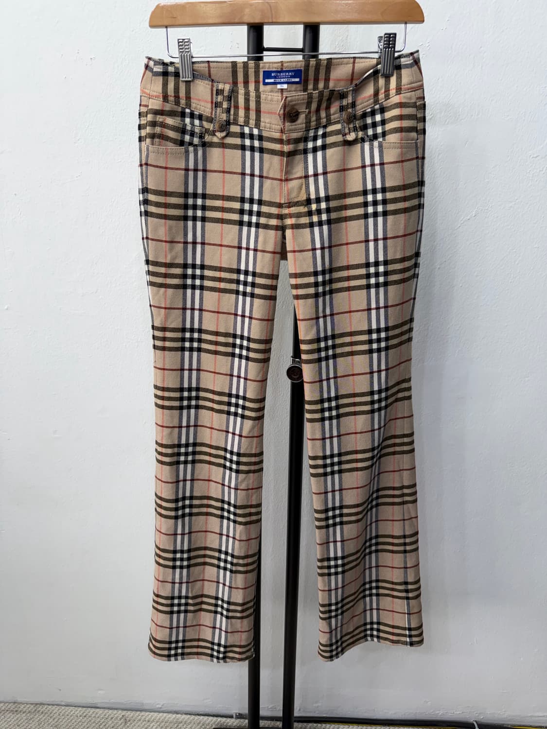 정품) 버버리 여성 노바체크 바지 36(26) 상품이미지1
