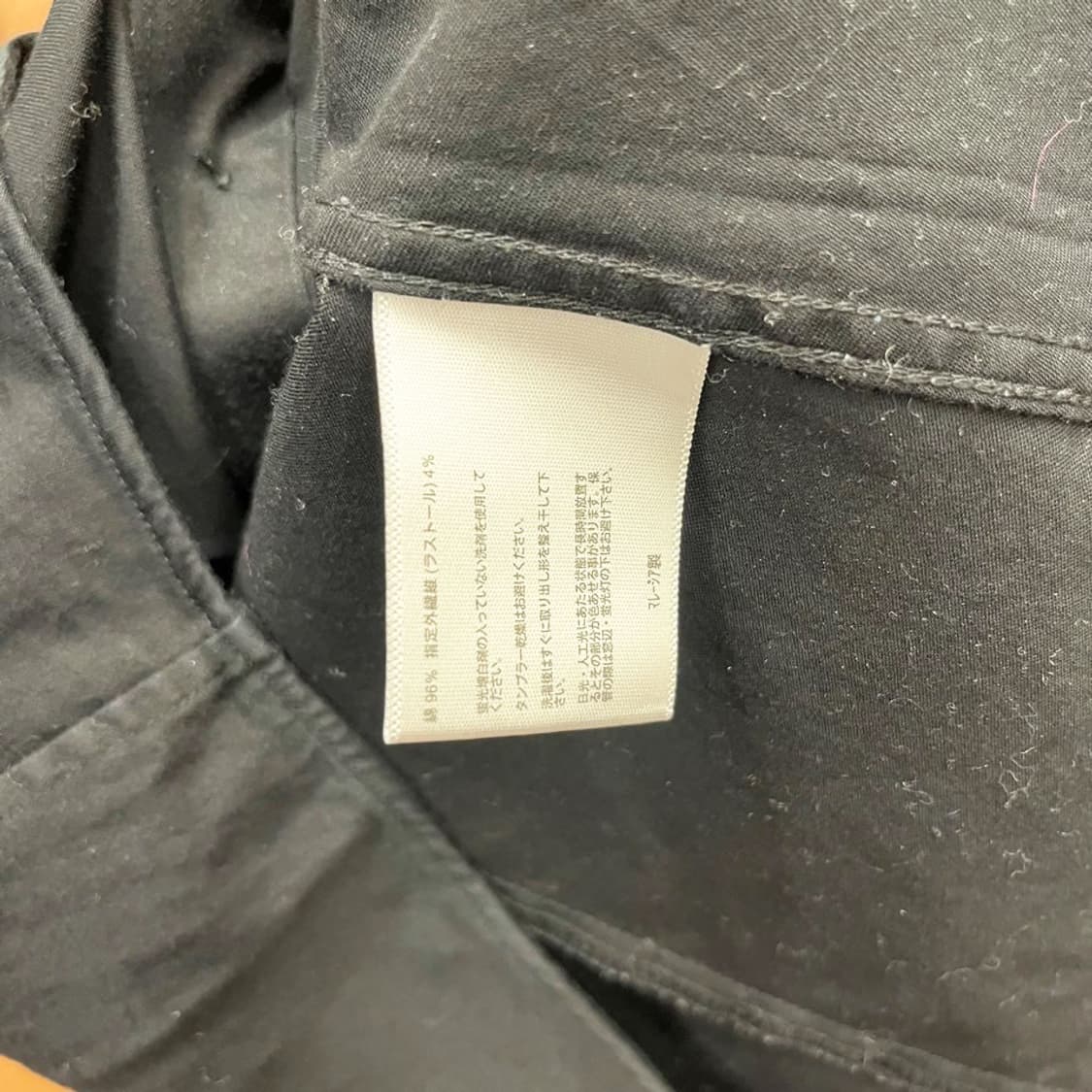 브룩스 브라더스 카라 블라우스 브이넥 프릴 버튼 클로징 디테일 블랙 상품이미지7