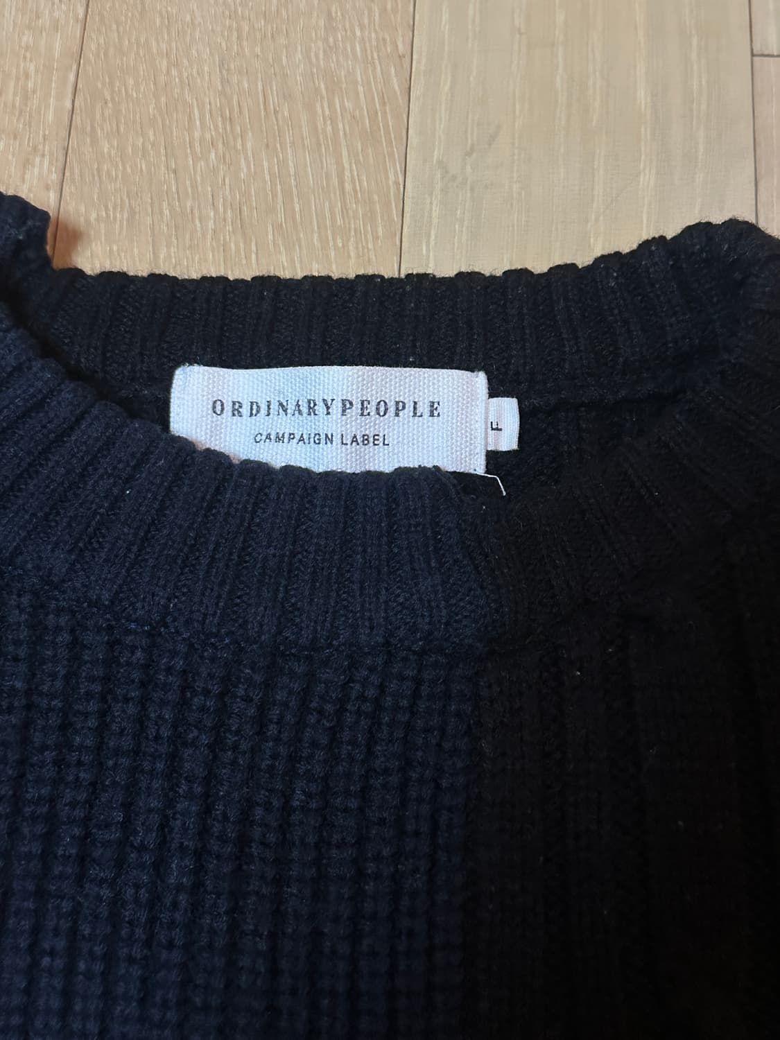 오디너리피플 네이비&블랙 컬러 스웨터 Free 상품이미지10