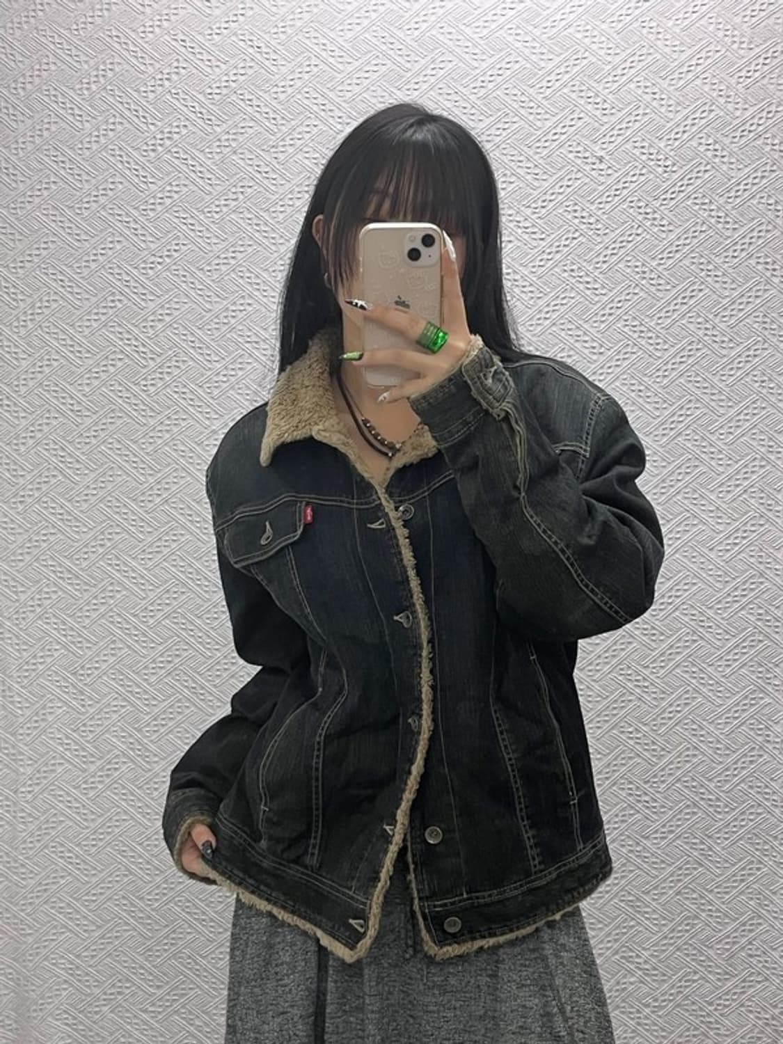 리바이스 빈티지 웨스턴 양털 쉐르파 데님 자켓 100 C08530 상품이미지2