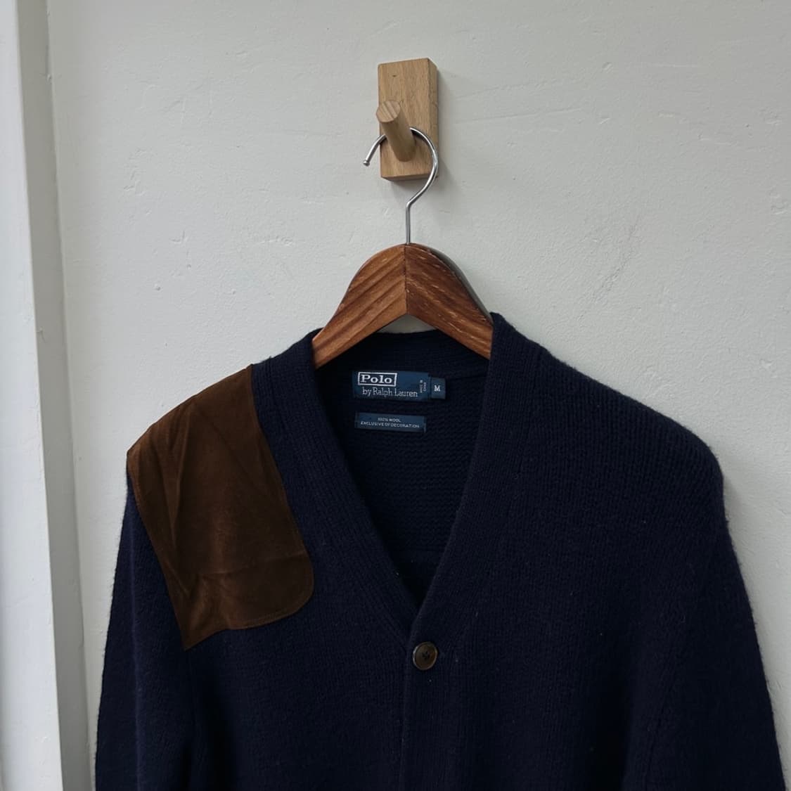 16359 - 폴로 랄프로렌 엘보 패치 울 가디건 (울 100%) 상품이미지1