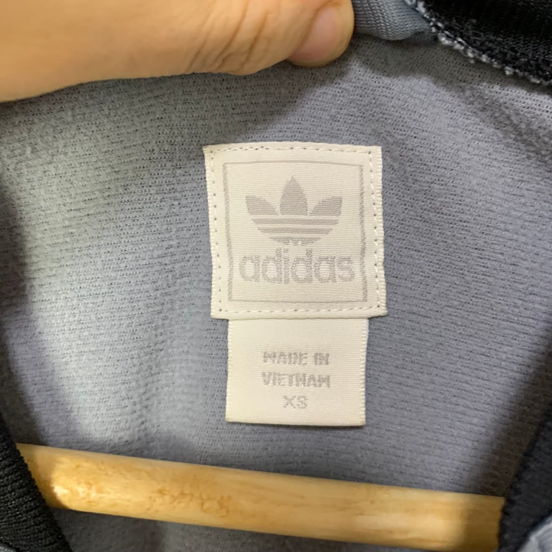 아디다스 져지 회색/핑크/블랙 빈티지 여성 집업 xs 상품이미지7