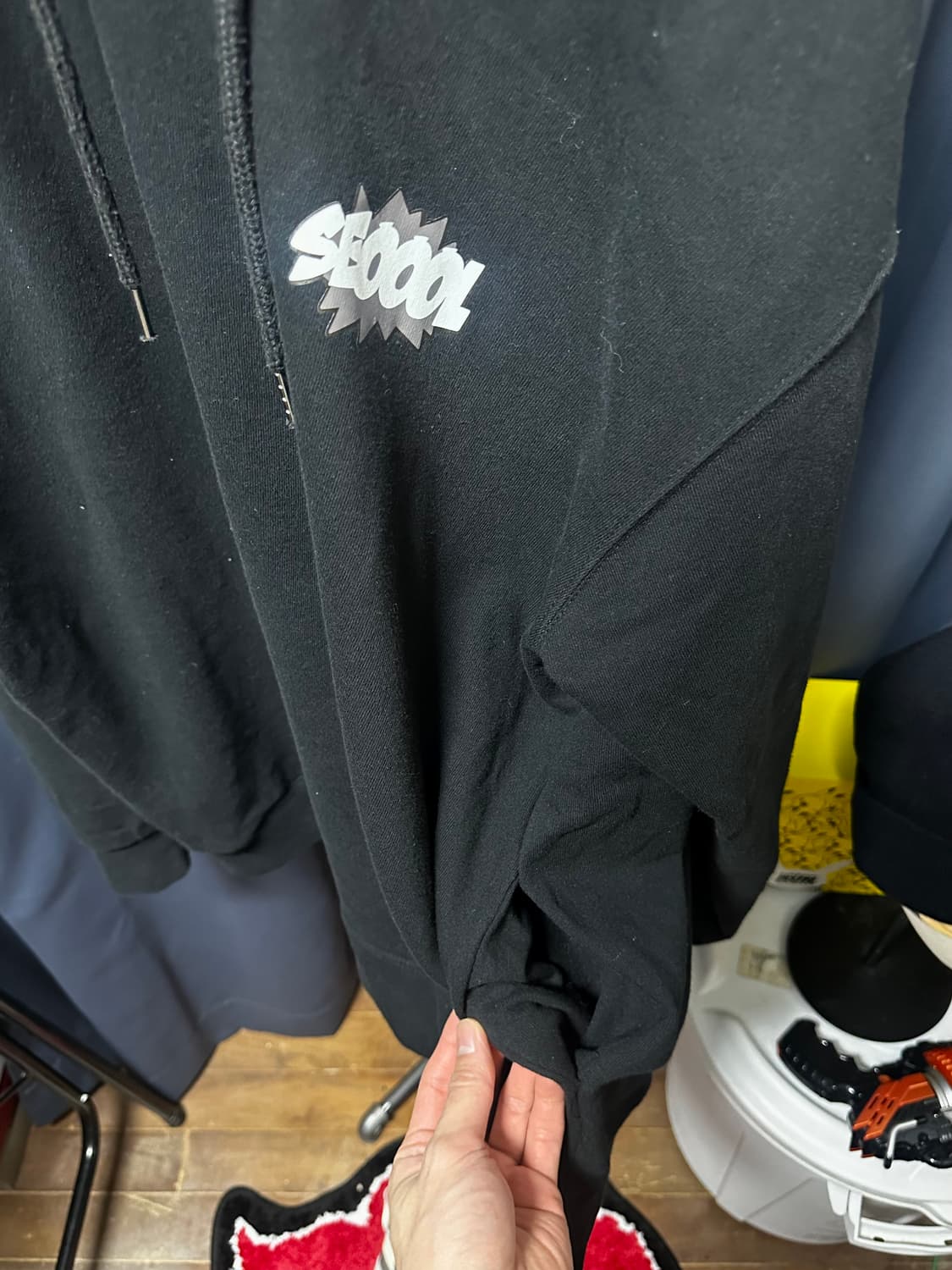 (새상품) 서우르 서우르트리오후드티(검) L, XL 상품이미지5