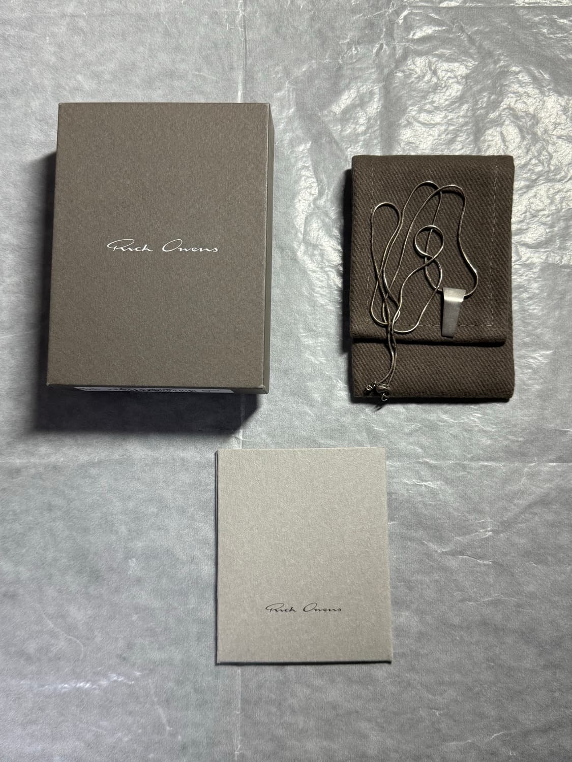 [OS] 릭오웬스 미니 트렁크 참 네크리스 목걸이 상품이미지3