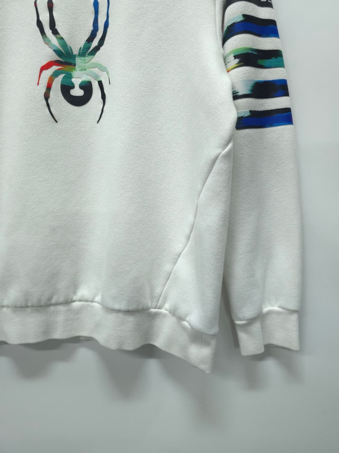 스파이더 멀티 컬러 그래픽 화이트 맨투맨 (105) 상품이미지6