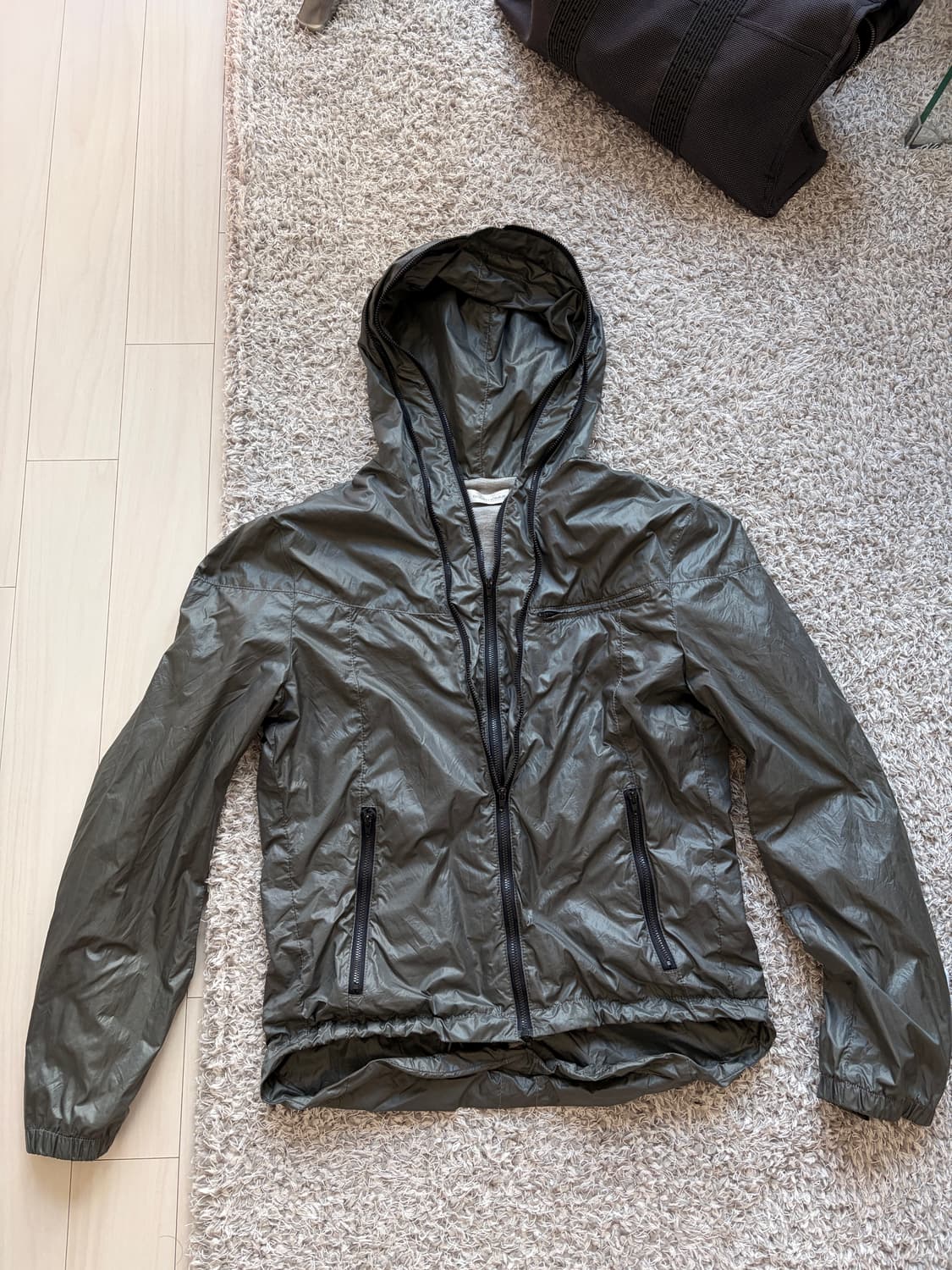 솔리드옴므 이중지퍼 바람막이 100 상품이미지1