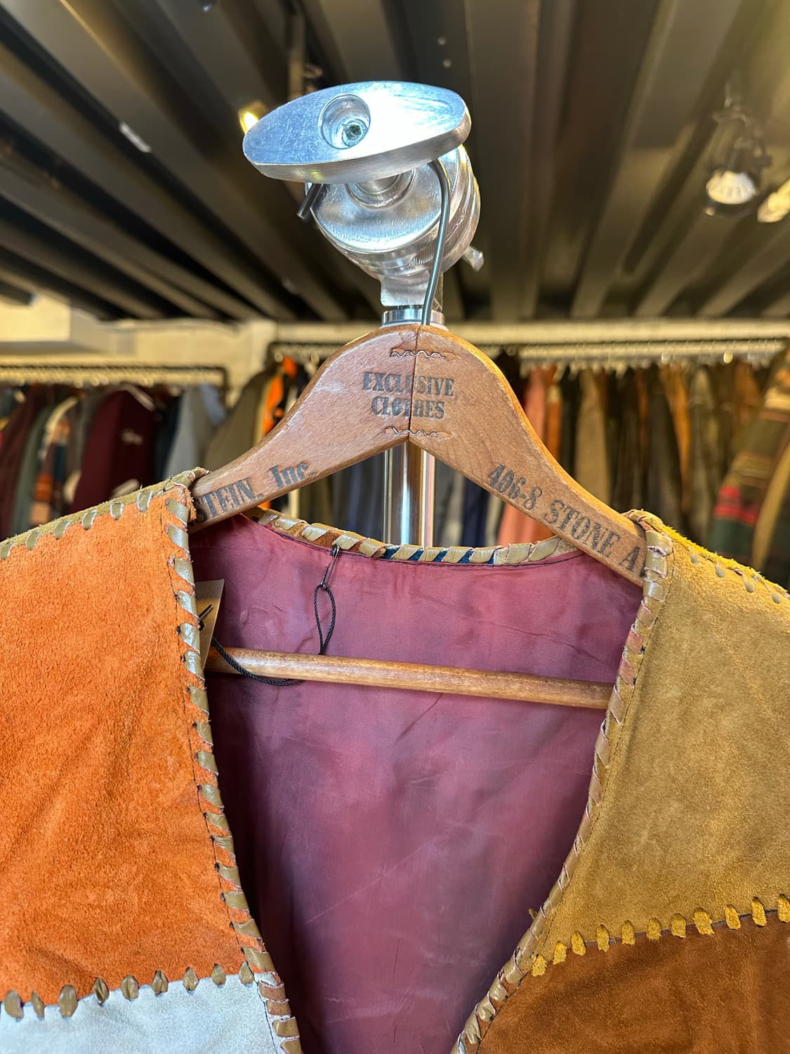 리얼 레더 헤비 스웨이드 웨스턴 프린지 베스트 상품이미지3