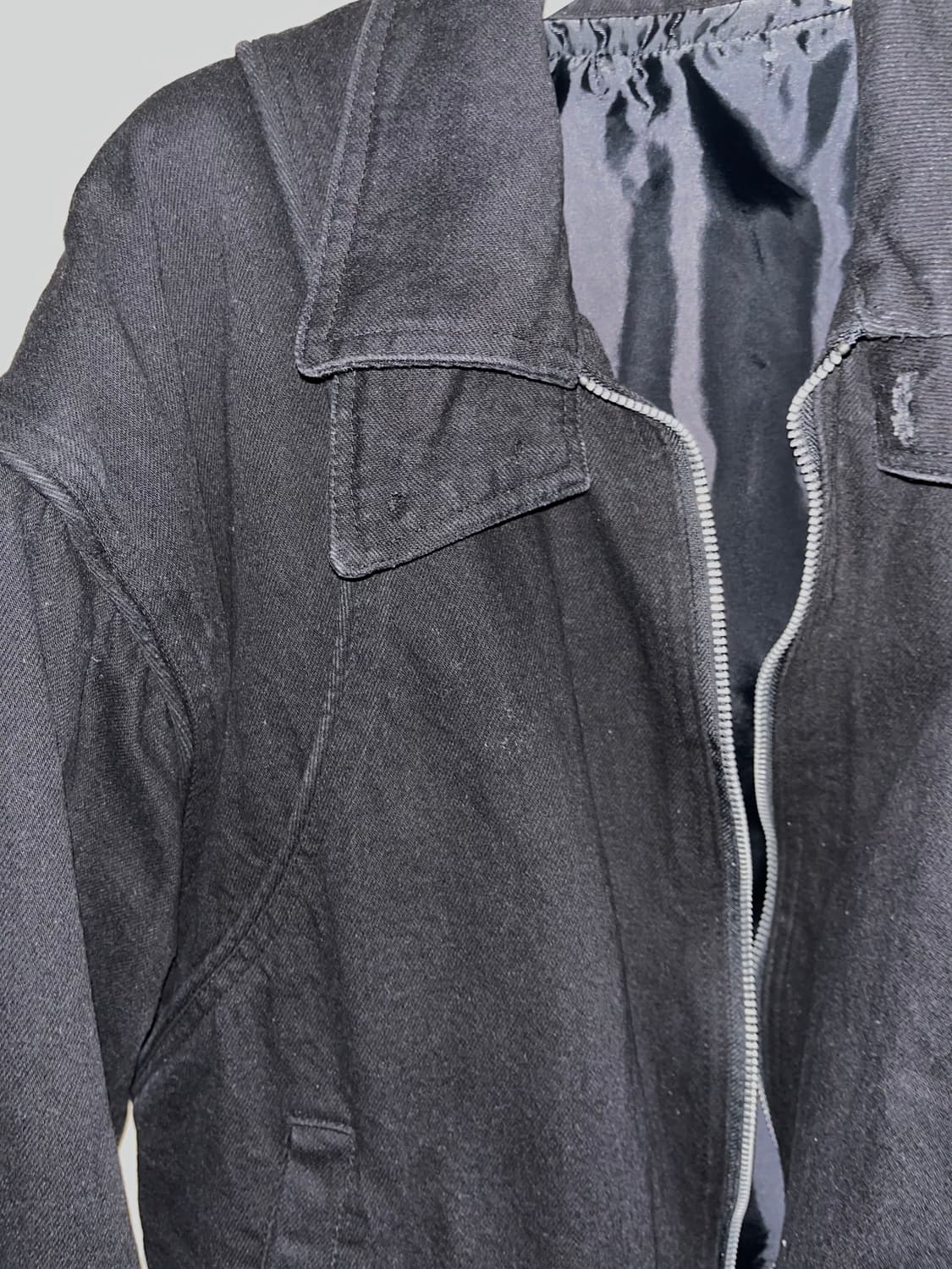 빈티지 더블 카라 데님 재킷 상품이미지3