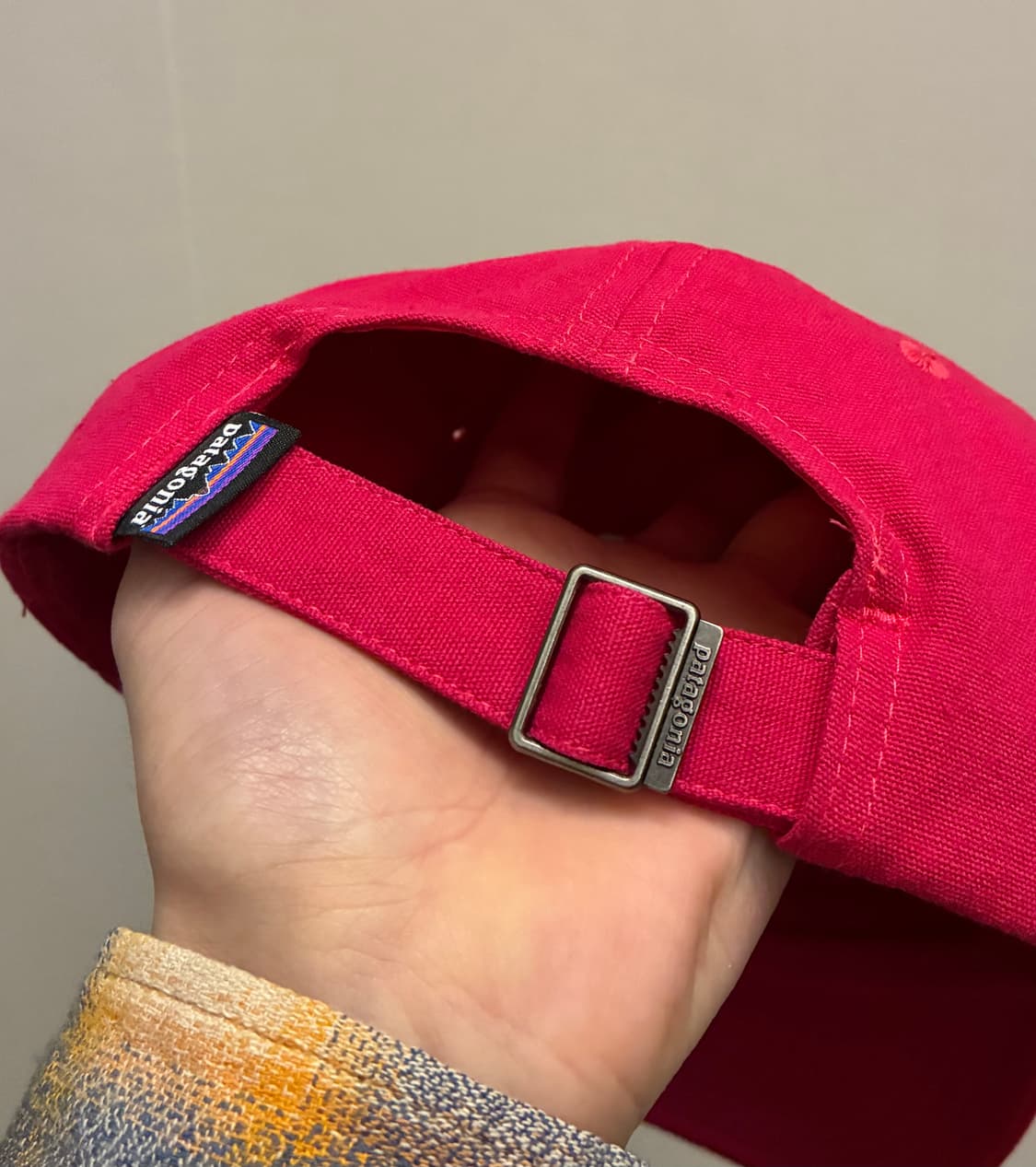 (F)파타고니아 p-6 레이블 트레드 라벨 볼캡 모자 핫핑크 상품이미지6