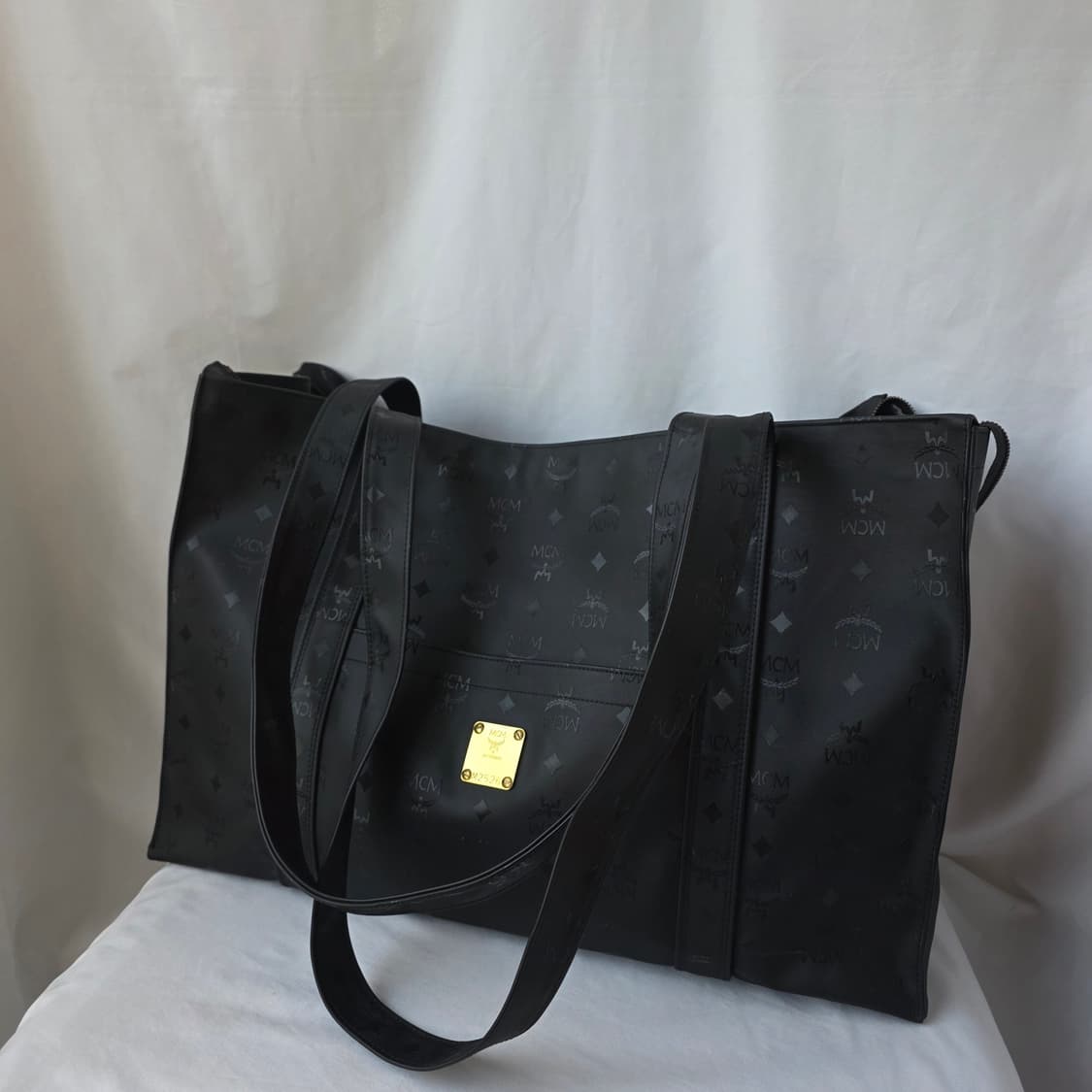 [정품 MCM] 엠씨엠 비세토스 PVC 쇼퍼백 숄더백 여행용가방 남녀공용 상품이미지10