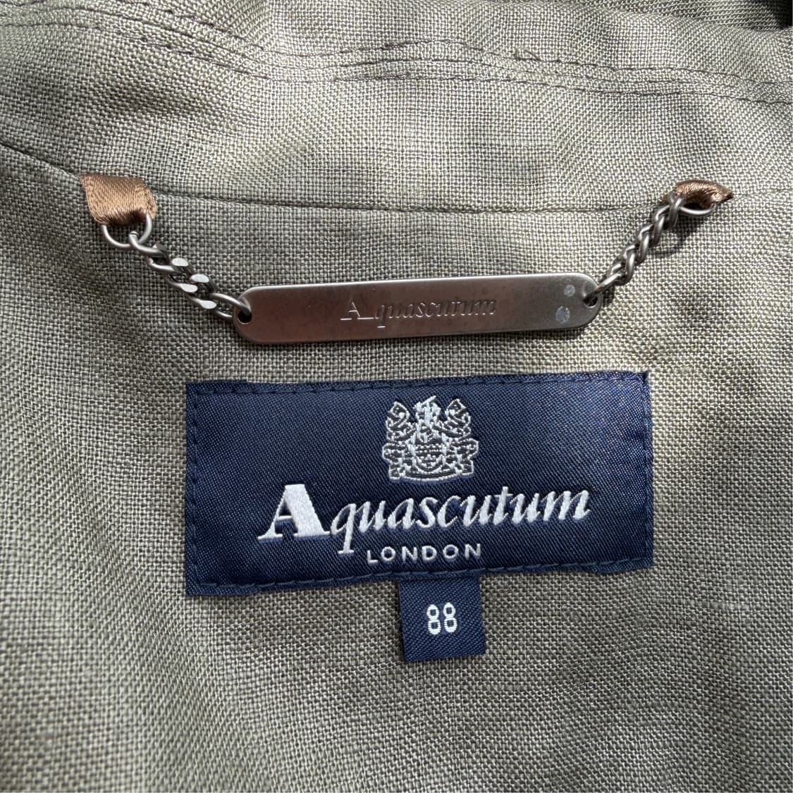 [88] 아쿠아스큐텀 린넨 블레이저 자켓 상품이미지9