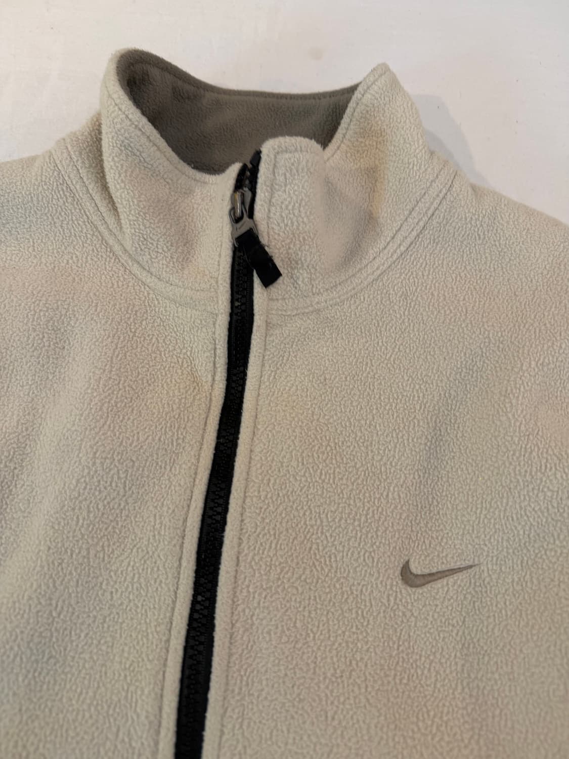 00s 나이키 일본판 아이보리 플리스 자켓 상품이미지2