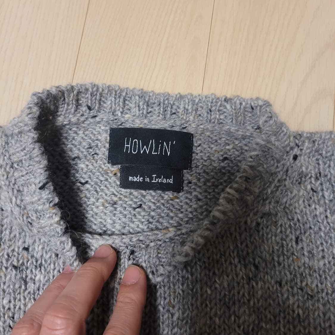 [L] 하울린 앵무새 니트 상품이미지2