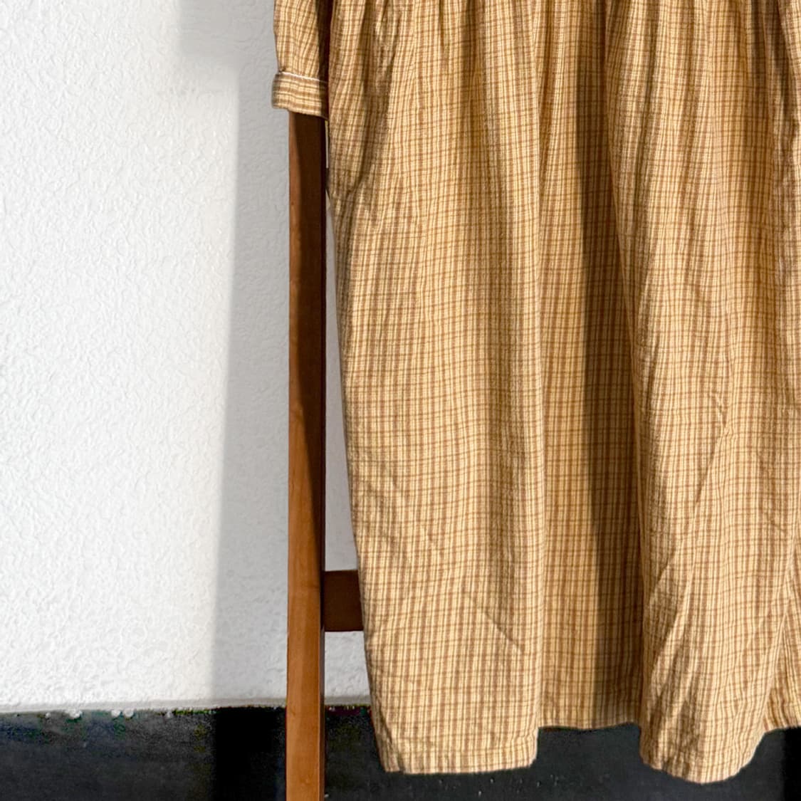 해그리브 머스타드 체크 원피스 상품이미지9