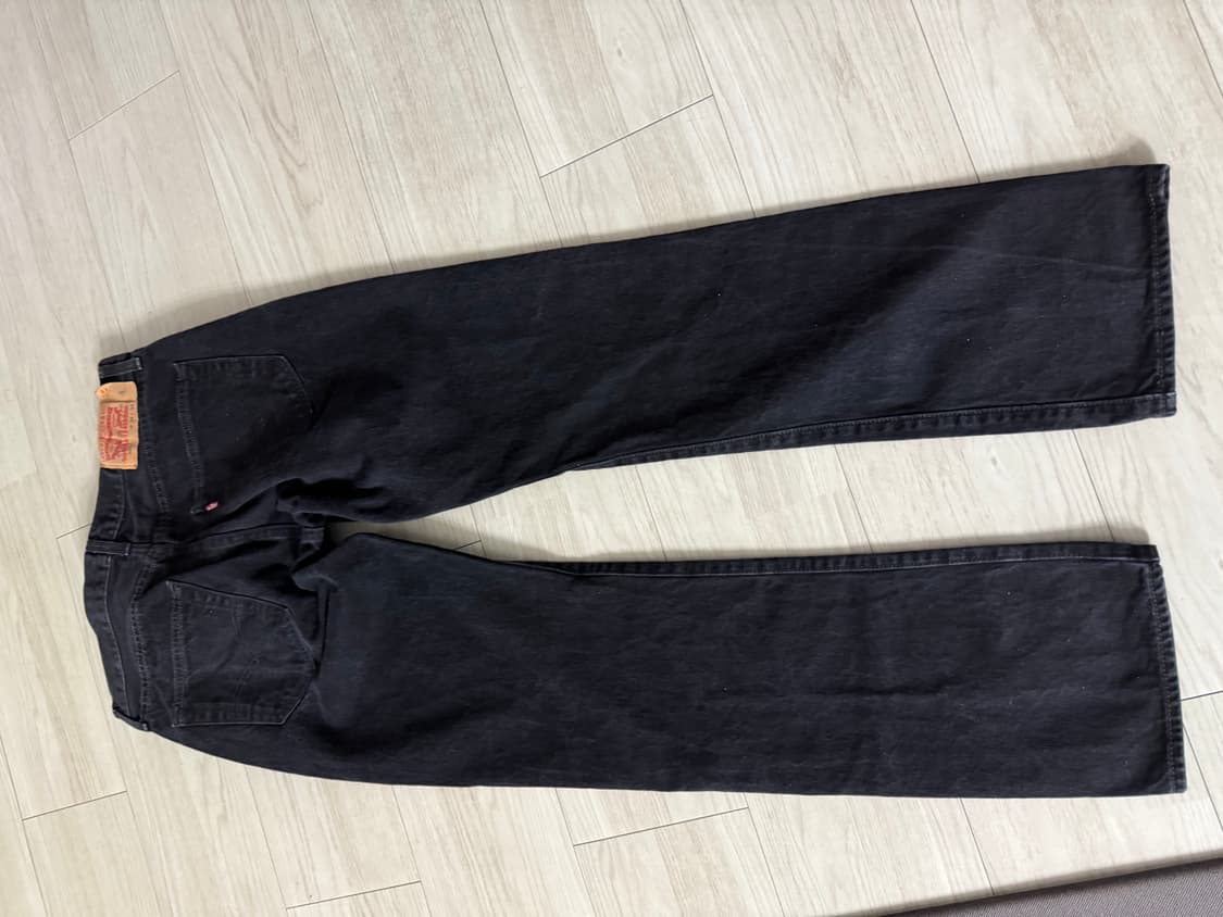 리바이스 501 블랙 데님 W34 L34 상품이미지3