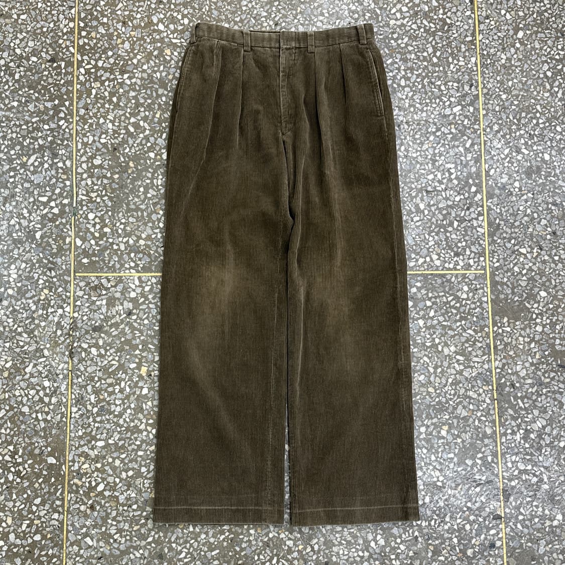 8~90s 일본제 폴로 랄프로렌 투 플릿츠 코듀로이 팬츠 32 상품이미지1