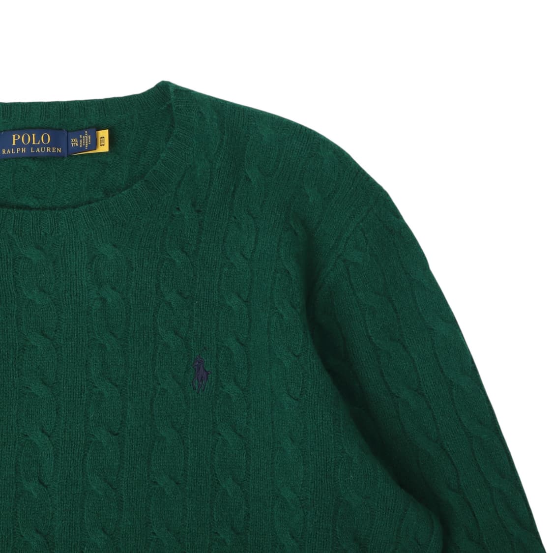 폴로 랄프로렌 QR 그린 울 캐시미어 니트 상품이미지3