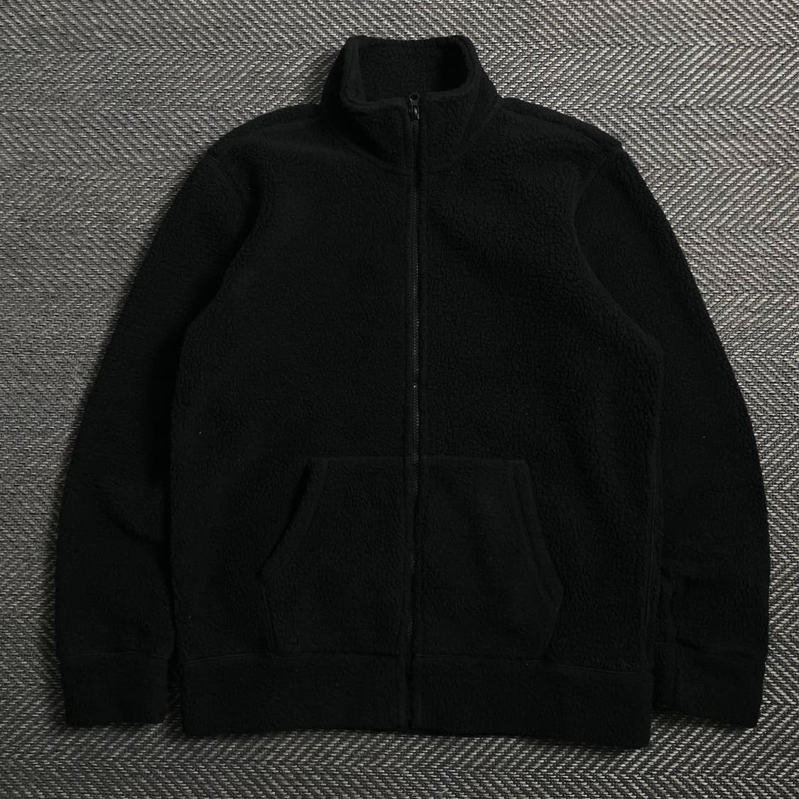 GAP 미니멀 블랙 플리스 집업 자켓 o 4333 상품이미지1