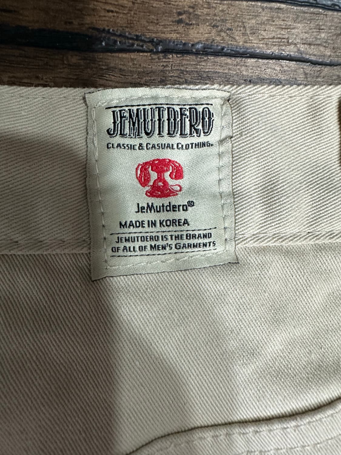 제멋 (JeMutdero) 베이지 치노팬츠 36 상품이미지8