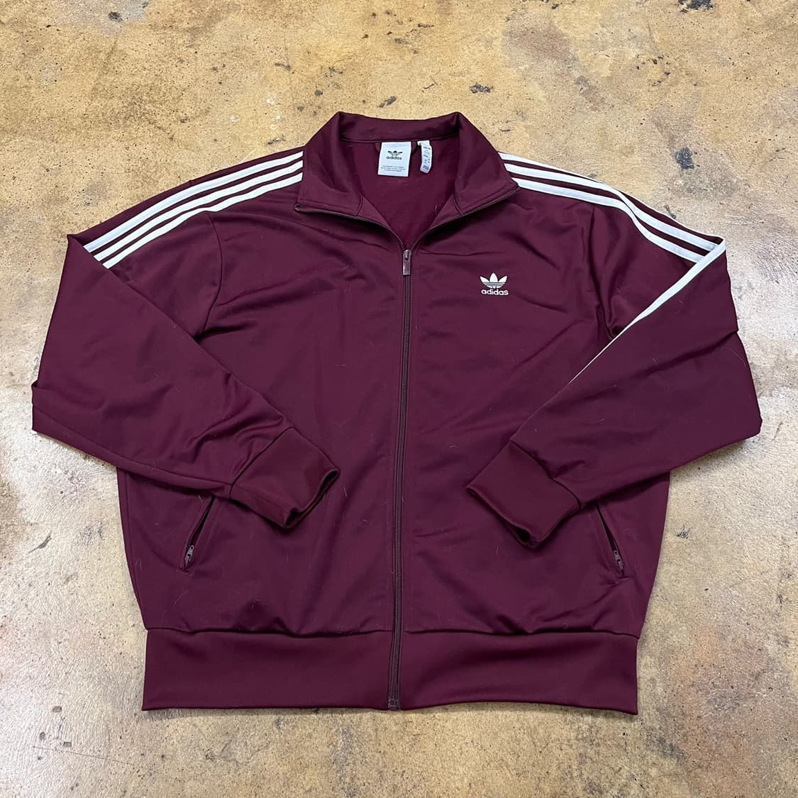 아디다스 파이어버드 버건디 져지 트랙탑 상품이미지2