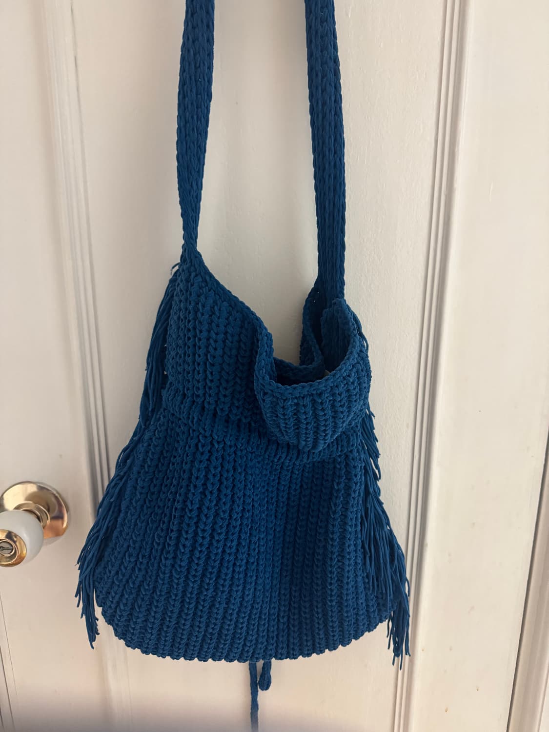 빈티지 보헤미안 프린지 니트 크로스백 상품이미지4