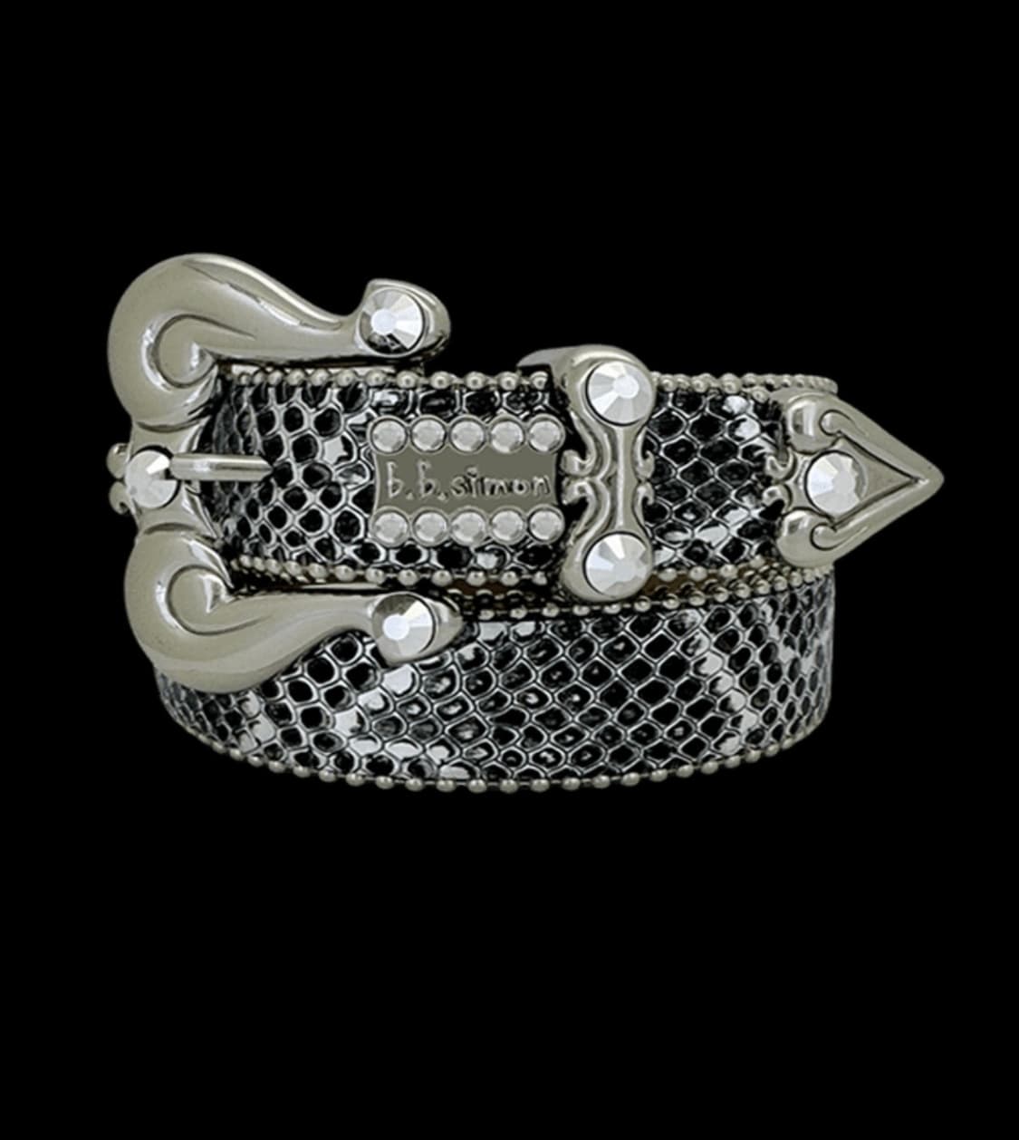 (32) b.b.simon 비비시몬 크롬 벨트 실버 상품이미지7