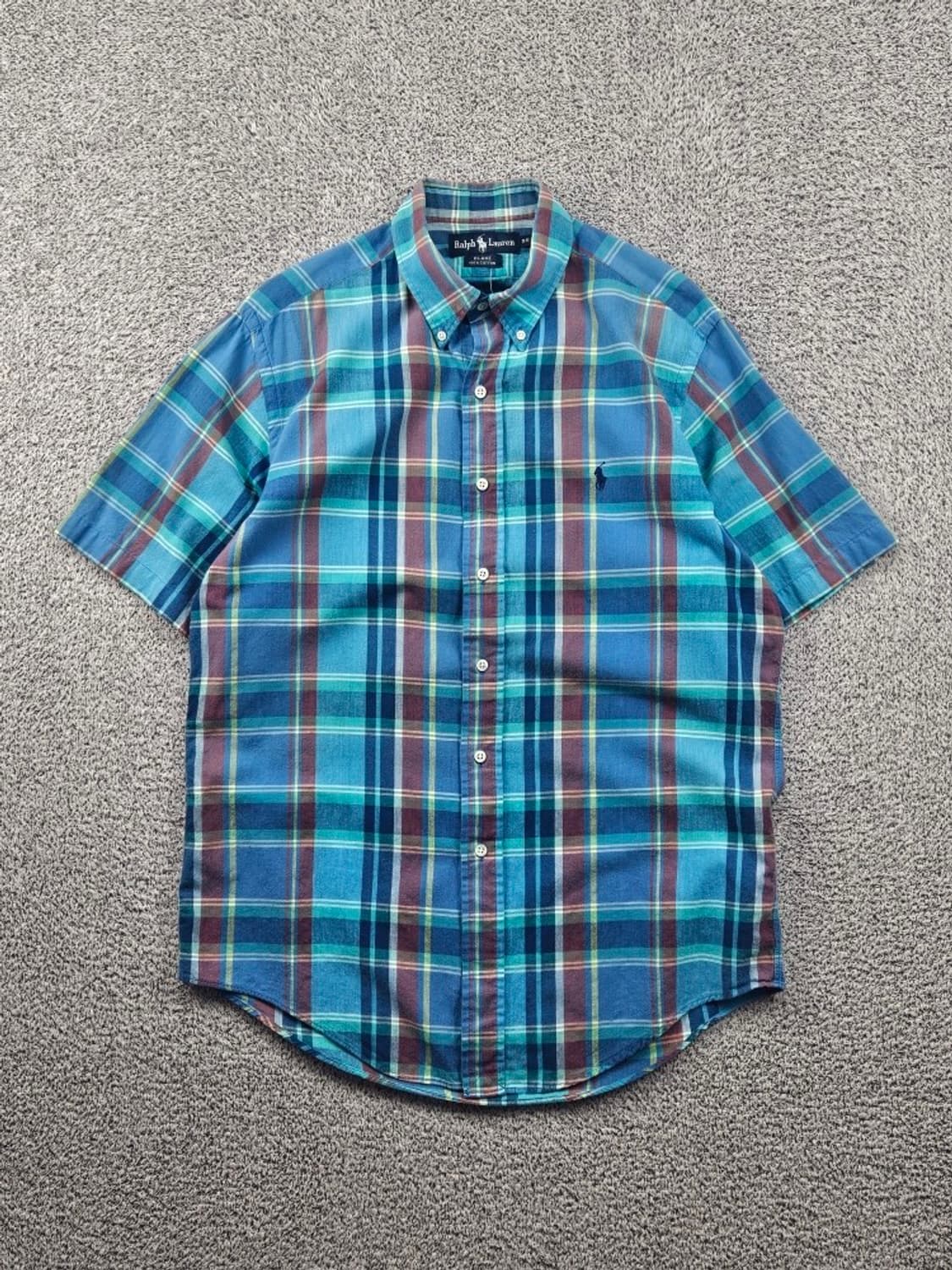 폴로랄프로렌 체크 하프 반팔 셔츠 ( 95 ) / 11918 상품이미지1