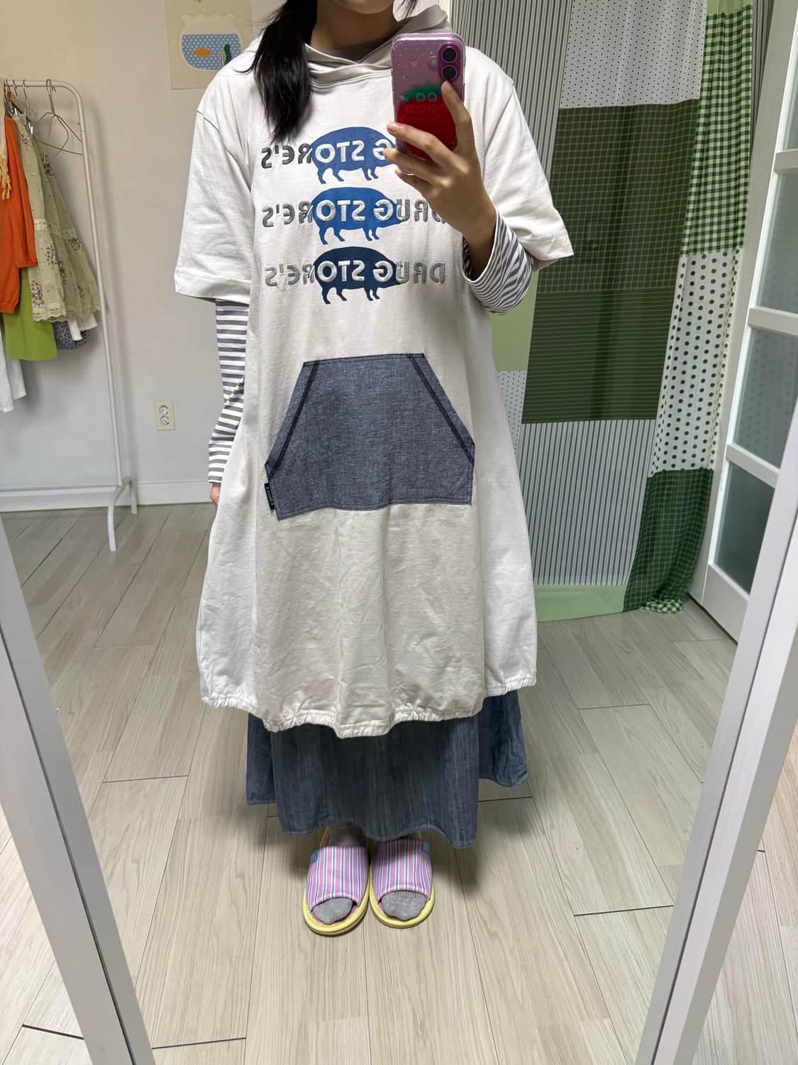 드럭스토어 피그 롱 원피스 상품이미지3