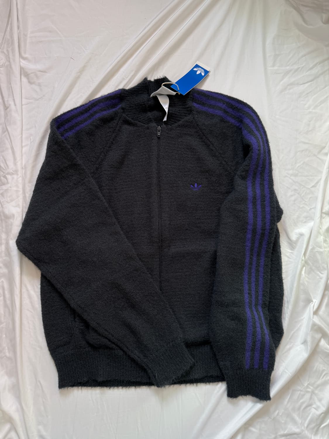 플리마켓🔥 아디다스 니트 슈퍼스타 트랙탑 다크그레이 상품이미지2