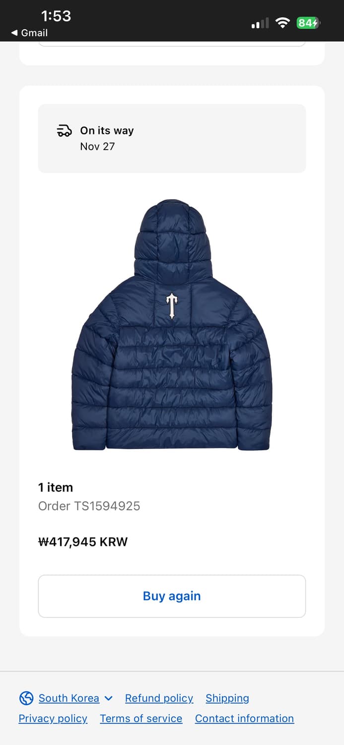 트랩스타 런던 패딩 S 상품이미지3