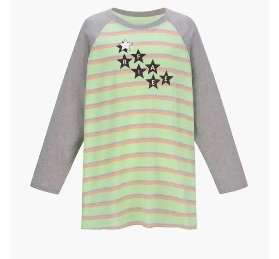 샵페어리 레인보우 레글런 티셔츠 mint 상품이미지1