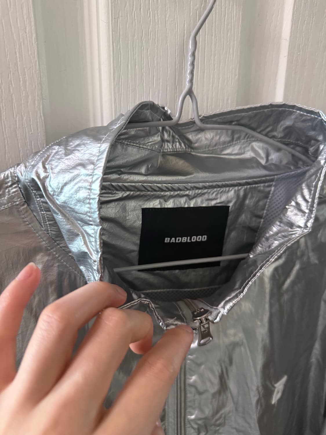 배드블러드 실버 트랙 셋업 라지핏 미디움 상품이미지8