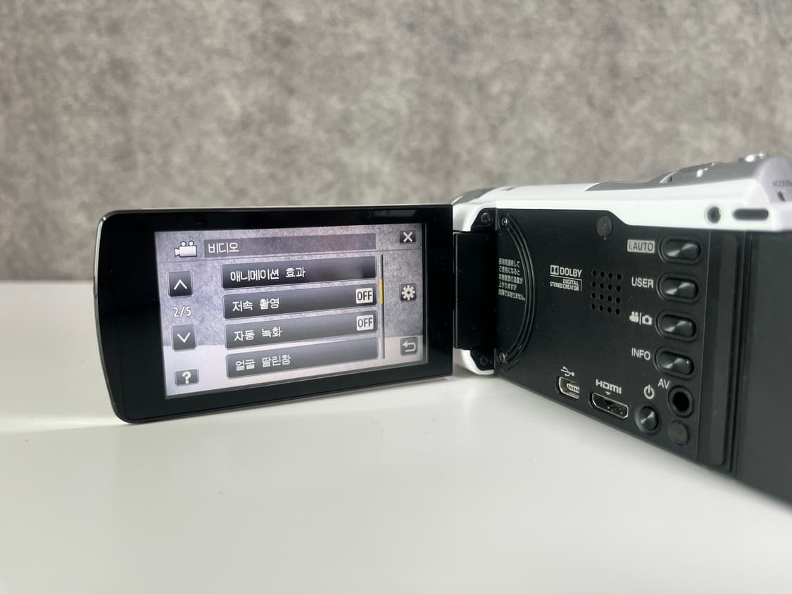 Jvc gz hm390 빈티지 캠코더 카메라 화이트 상품이미지3