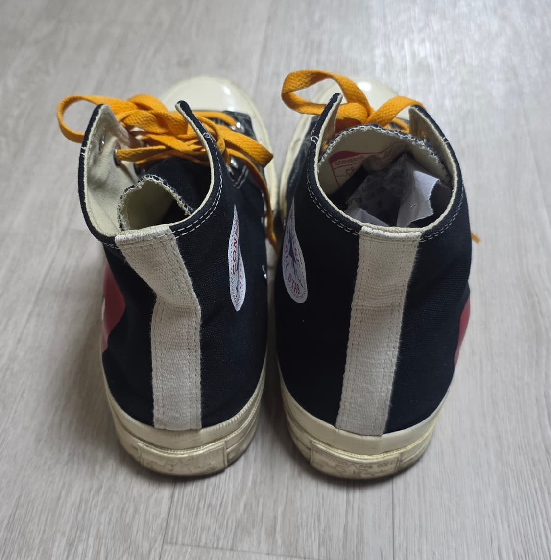 [265]컨버스x스투시 콜라보 블랙 스니커즈 상품이미지3