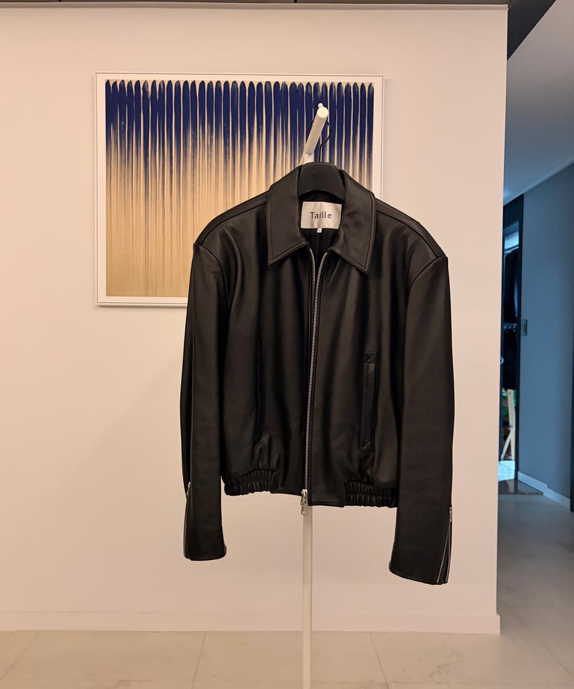 타일레 25ss 레더 봄버 2사이즈 팝니다 상품이미지5