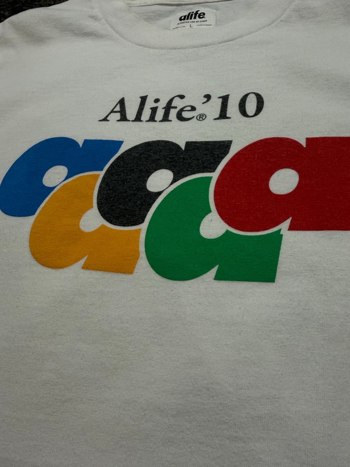 (L) 빈티지 Alife 밴쿠버 올림픽 기념 티셔츠 상품이미지3