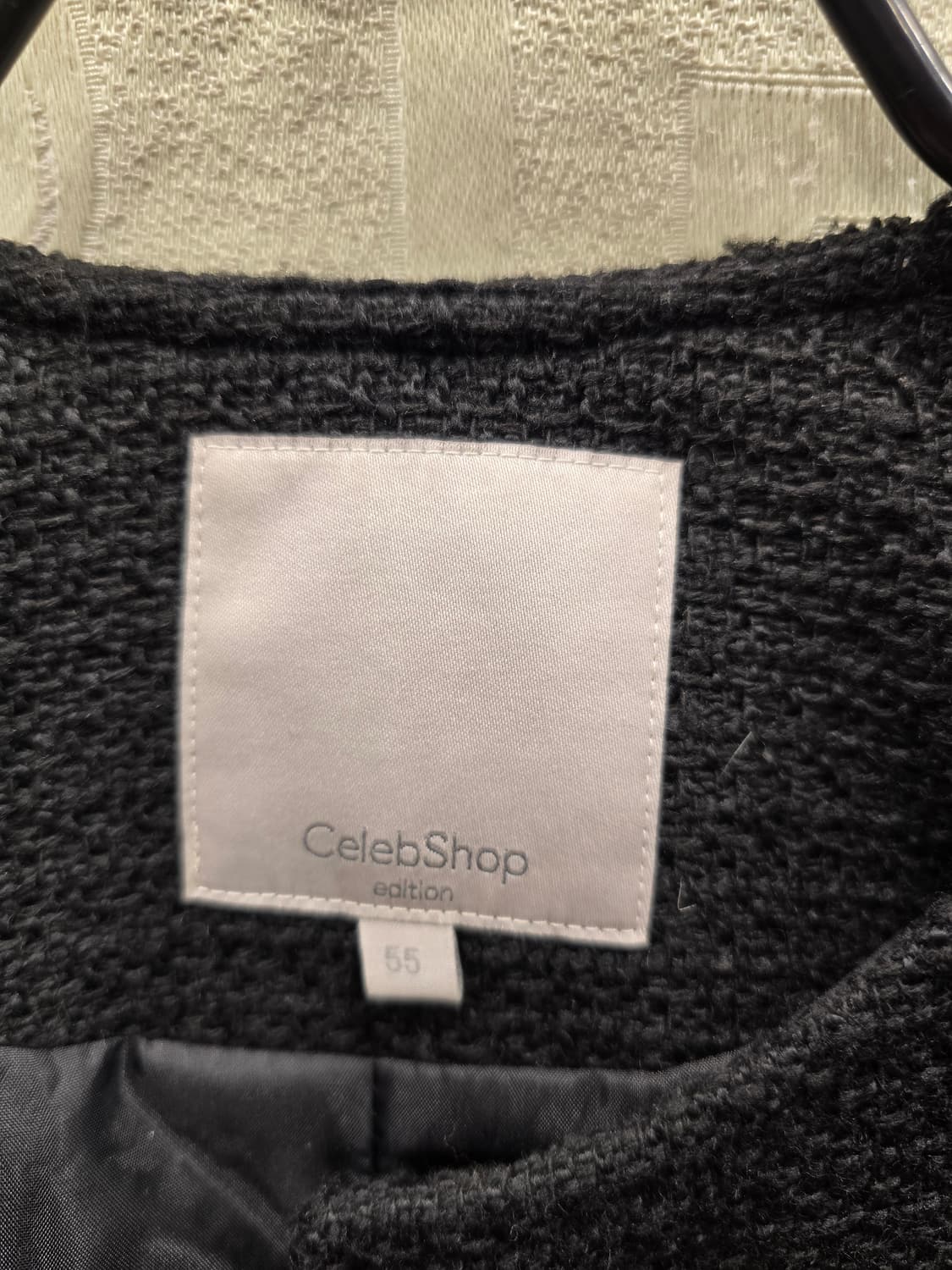 셀럽샵 블랙 트위드 자켓 55(S) 상품이미지8